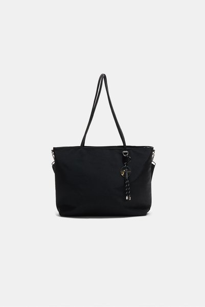 Charm Knit Shopper Bag
