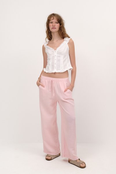 Elastic Waist Trousers Pn13473-J8