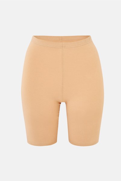Beige Short Leggings