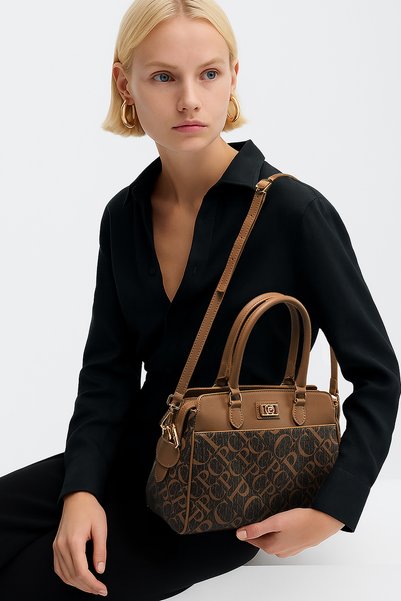 Monogram Brown Women's Shoulder Bag 05Po25Y2520