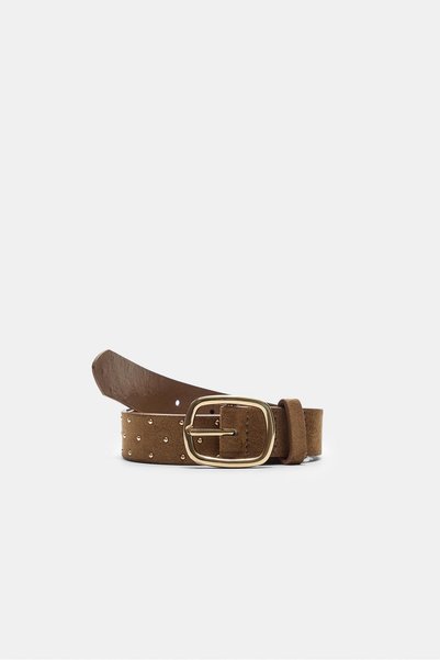 Gold Color Studded Belt