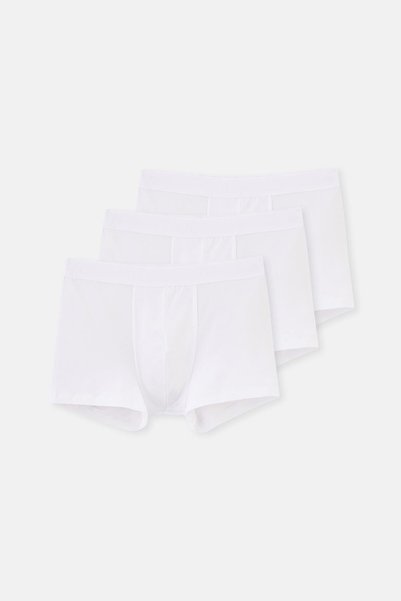 White Compact Plain 3-Piece Boxer