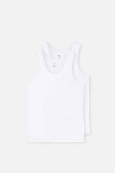 White Compact 2-pack Undershirt