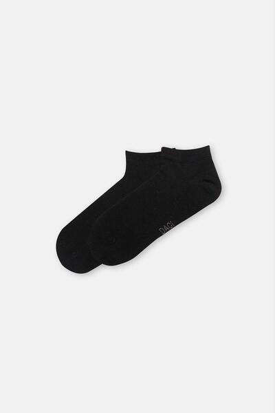 Black Men's Bamboo Booties Socks