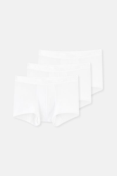 White Basic Micro Modal 3-Piece Boxer
