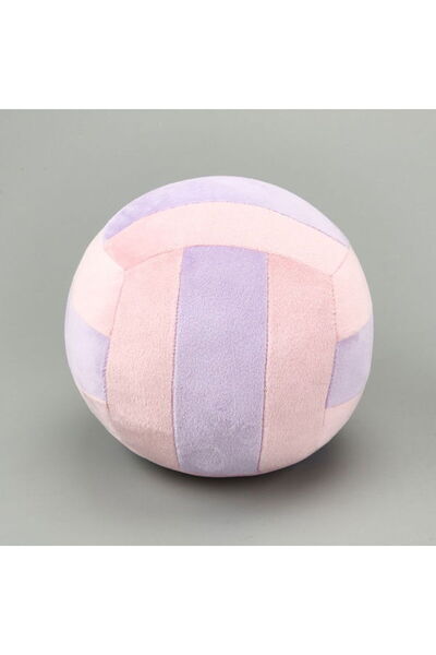 Soft Volleyball Ball Figured Pillow - Pink / Magenta - 20 cm