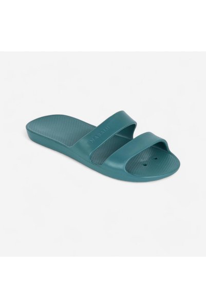 Women's Pool Slippers - Khaki - Slap 100 Basic