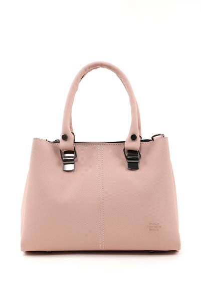 Powder Shk243 Faux Leather Zippered 3 Compartment Adjustable Strap Hand, Arm and Shoulder Bag