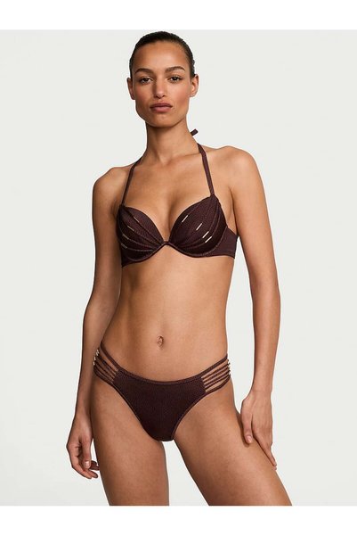 Vs Archives Band Push-Up Bikini Top