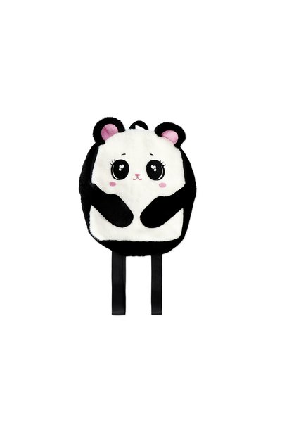 Panda Shaped Plush Backpack