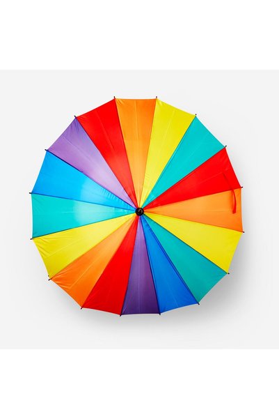 Rainbow Colored Umbrella