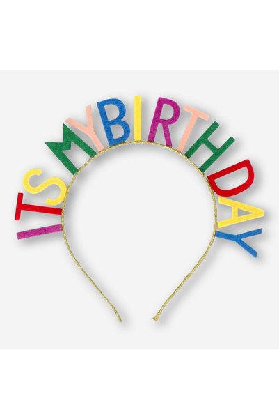 Written Birthday Hairband for Adults