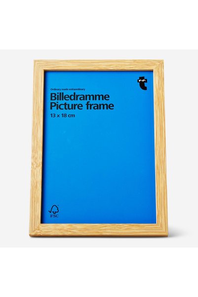 Bamboo Look Frame 13 cm X 18 cm