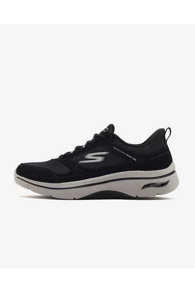GO WALK ARCH FIT 2.0 SEARED Men's Black Walking Shoes 216650 BKGY