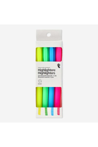 Set of 4 Neon Highlighters