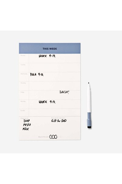 Weekly Planner with Magnet and Pen