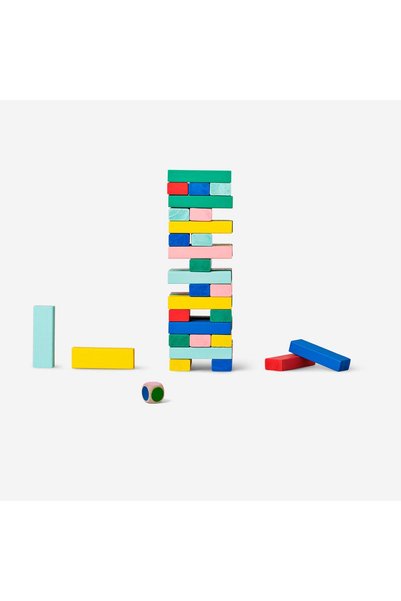 Wooden Block Building Game