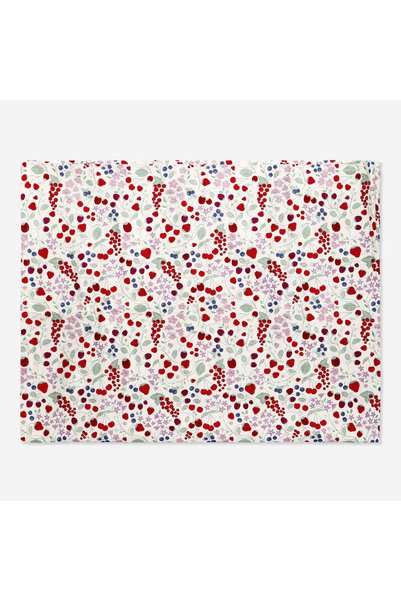 Strawberry Patterned Cotton Tablecloth