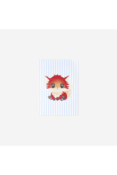 Striped Fox Detailed A5 Notebook