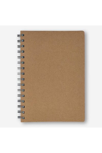 A5 Notebook with Stripes and Sections