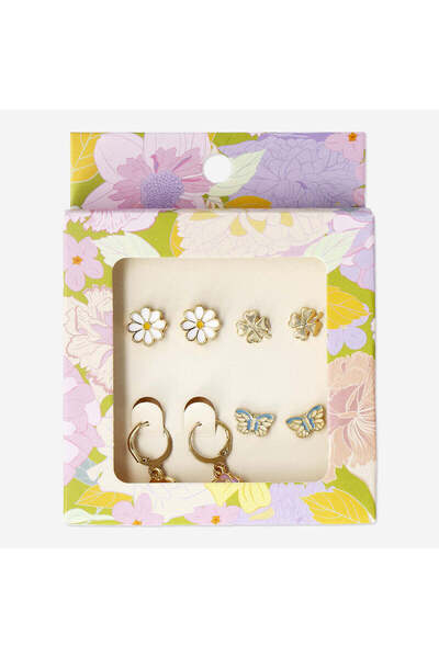 Set of 4 Spring Themed Earrings