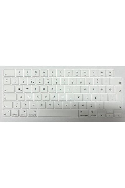 Macbook Air 13.6 инчен 2025 A3240 M4 - A3113 M3 - A2681 M2 процесор силиконска заштита за тастатура со турски Q распоред