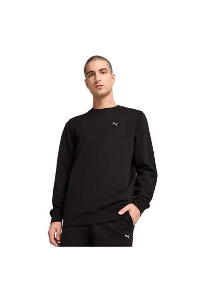 Ess elevated crew men's black casual style sweatshirt 68472701