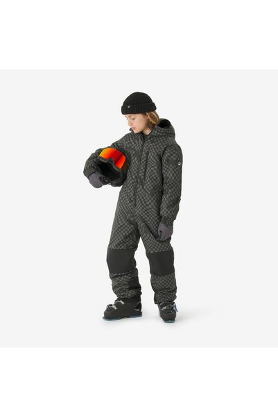 Quechua Kids Ski Suit - 5/13 Years - Black - Ski100