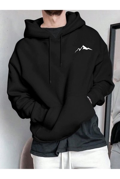 Unisex Minimal Dag Printed Oversize Sweatshirt