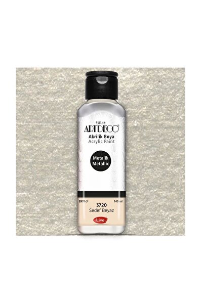 Акрилна боја 140 ml металик бела 071r-3720