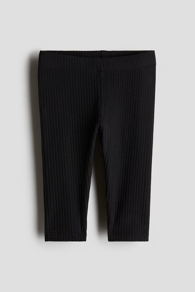 Ribbed and Cotton Leggings