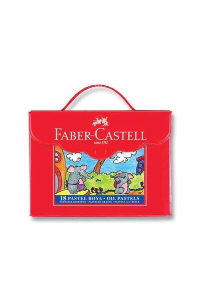 Redline Plastic Case Pastel Crayon 18-Pack