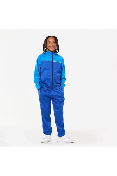 Children's Tracksuit Set - Blue/White