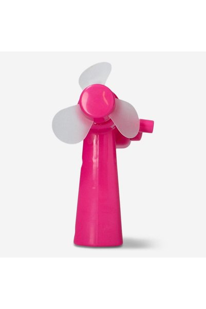 Pink Hand Fan with Date Sleeve