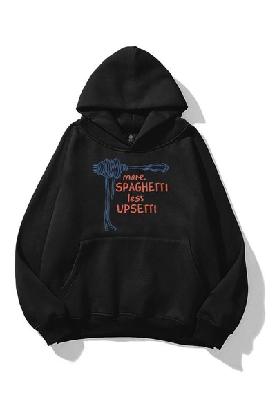 Women's More Spaghetti Sweatshirt Black