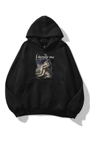 Unisex Literally Me Sweatshirt Black