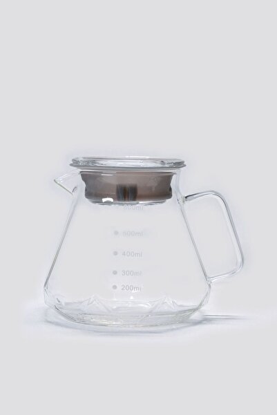 Боросиликатна стаклена бокал за кафе, Coffee Server 600 ml