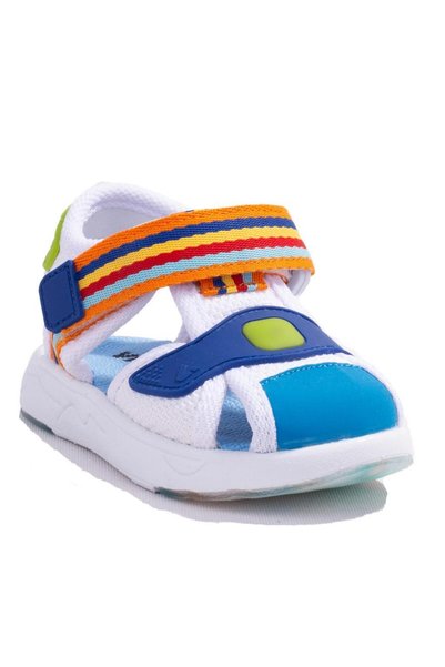 Flow Ii 332P24Y202Cn White Blue Orthopedic Daily Boys' Sports Sandals