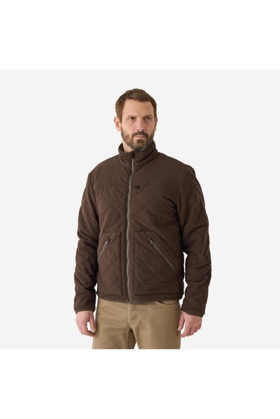 Solognac Men's Hunter Winter Coat - 5 ° C - Brown - Hunting and Nature Observation - 500