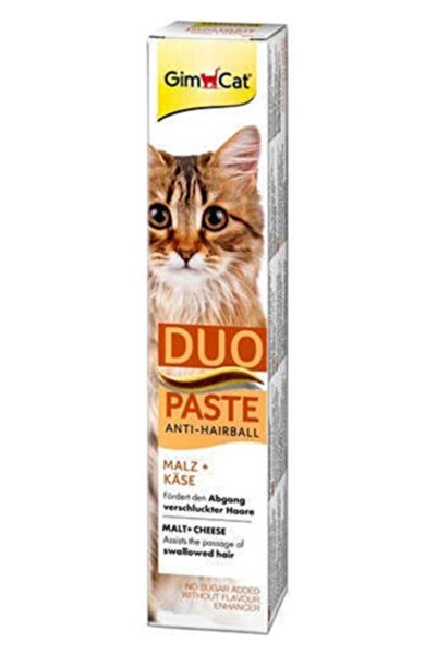 Anti-Hairball Duo паста со сирење и слад за мачки 50 gr TY101670