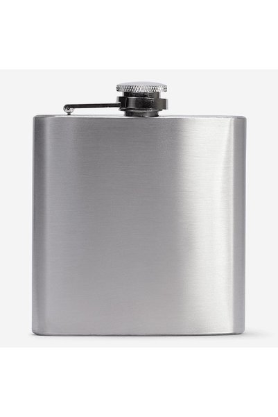 Silver Stainless Steel Hip Flask