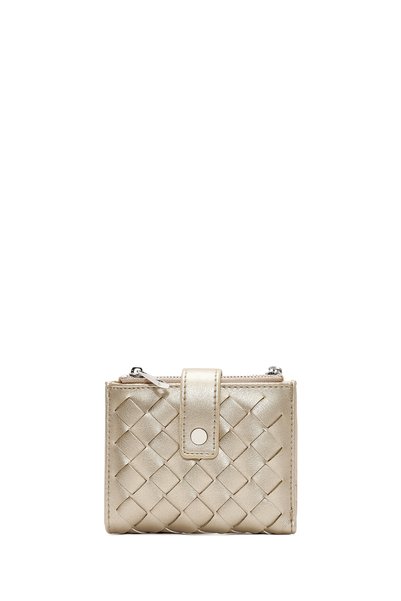 Women's Yellow Metallic Wallet 000A2D550332