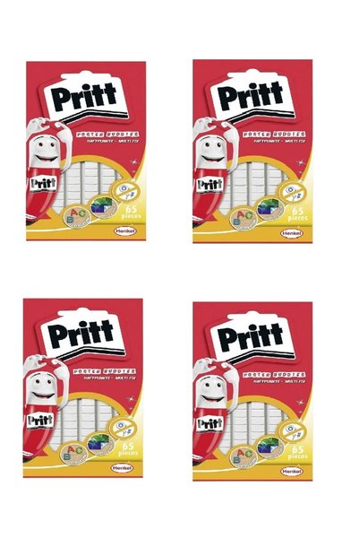 Pritt Patafix Multifix Dough Adhesive 65 Pieces (4 Pack)