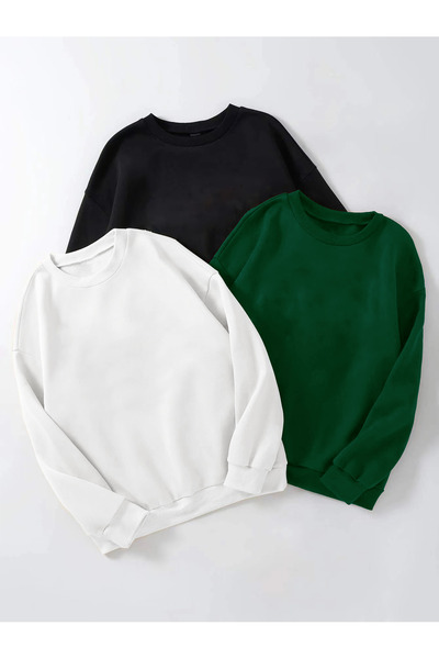 Multi-Colored Printed & Unprinted Sweatshirt 3-Piece Opportunity Pack