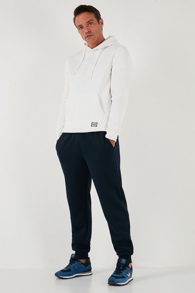 Cotton Regular Fit Normal Waist Pocket Sweatpants Men's Sweatpants 5908060