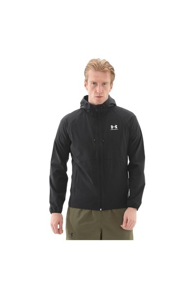 A 6003001 -001 under Armour Ua Stretch Wvn Windbreakereu Men's Raincoat-R &amp; Uuml;Grace Black