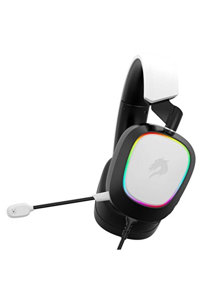 H23W Nemesis RGB USB 7.1 бели професионални гејмерски слушалки