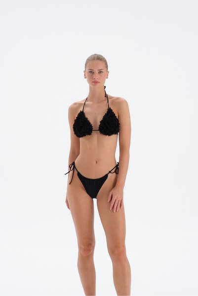 3318Bk Triangle Bikini Tk