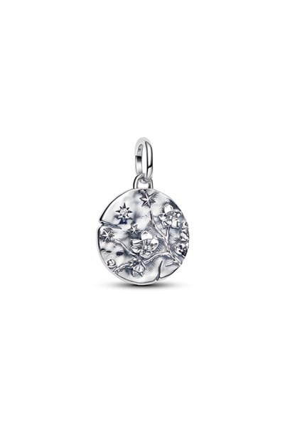 Cherry Blossom Medallion Charm