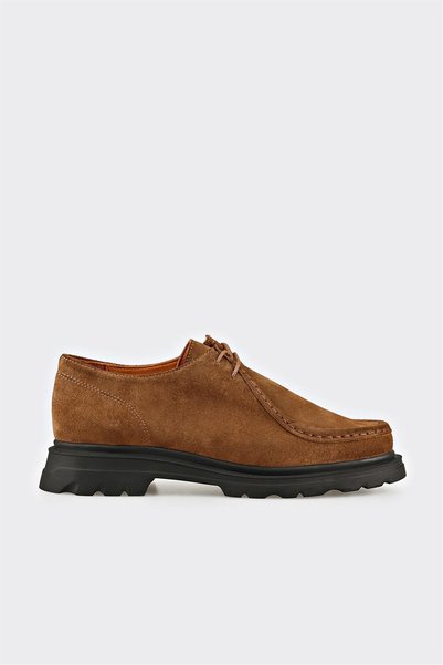 Tan Leather Women's Casual Shoes